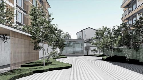 仁恒浦發再聯手 約90 250㎡洋房 合院戶型